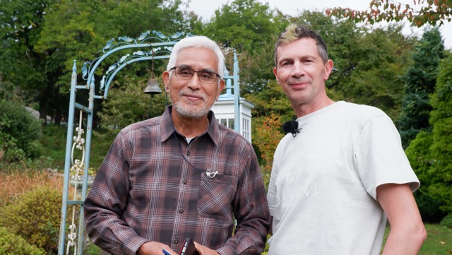 With Itaru Sasaki, creator of the Phone of the Wind