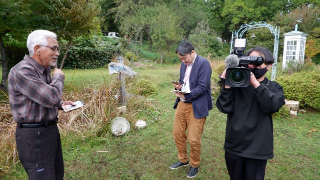 Filming with Iwate Menkoi TV